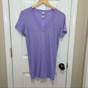 Victoria’s Secret PINK Short Sleeve Soft V-neck